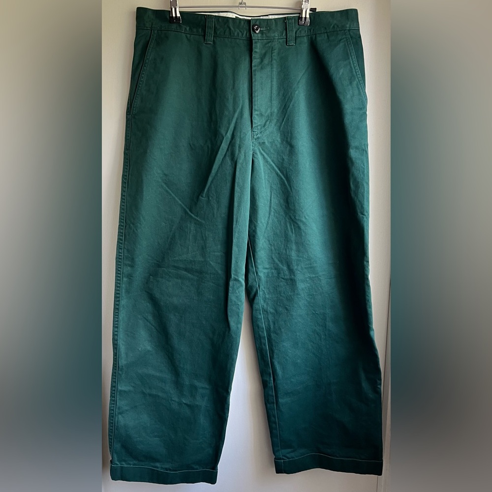 J. Crew Men's Green Chinos